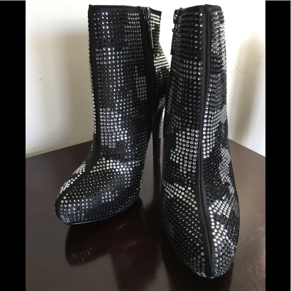 Report Signature "Clarkson" Rhinestone Bootie NWOT